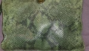 Coach Python Embossed Clutch